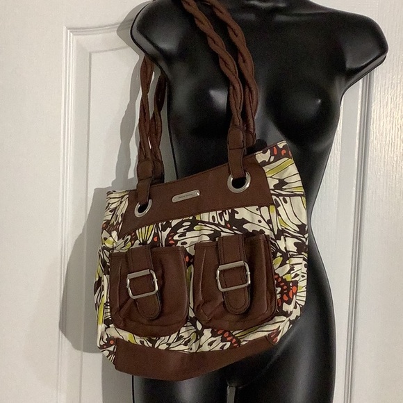 Vintage Jaclyn Smith Women Butterfly shoulder Handbag - Picture 2 of 13